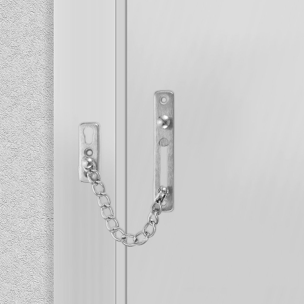 โซ่ล็อคประตูนิรภัย 2 ชิ้น ทำจา - Security Chain Door บทวิจารณ์และราคา
