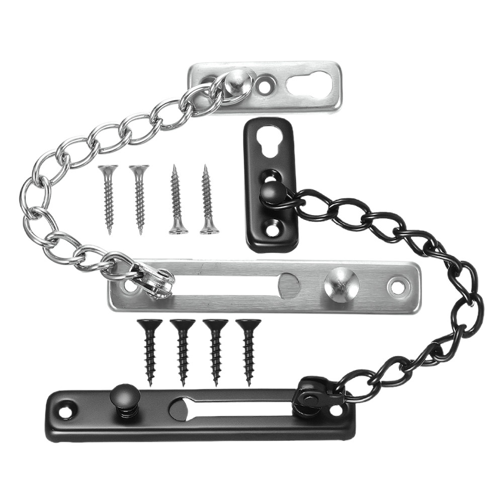โซ่ล็อคประตูนิรภัย 2 ชิ้น ทำจา - Security Chain Door บทวิจารณ์และราคา