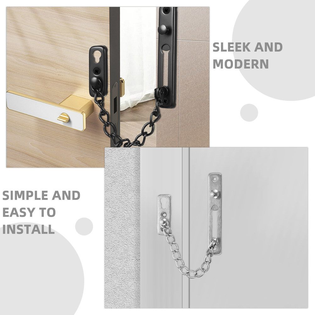 โซ่ล็อคประตูนิรภัย 2 ชิ้น ทำจา - Security Chain Door บทวิจารณ์และราคา