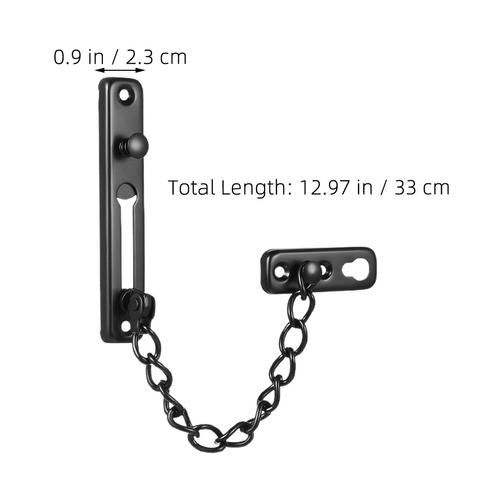 โซ่ล็อคประตูนิรภัย 2 ชิ้น ทำจา - Security Chain Door บทวิจารณ์และราคา