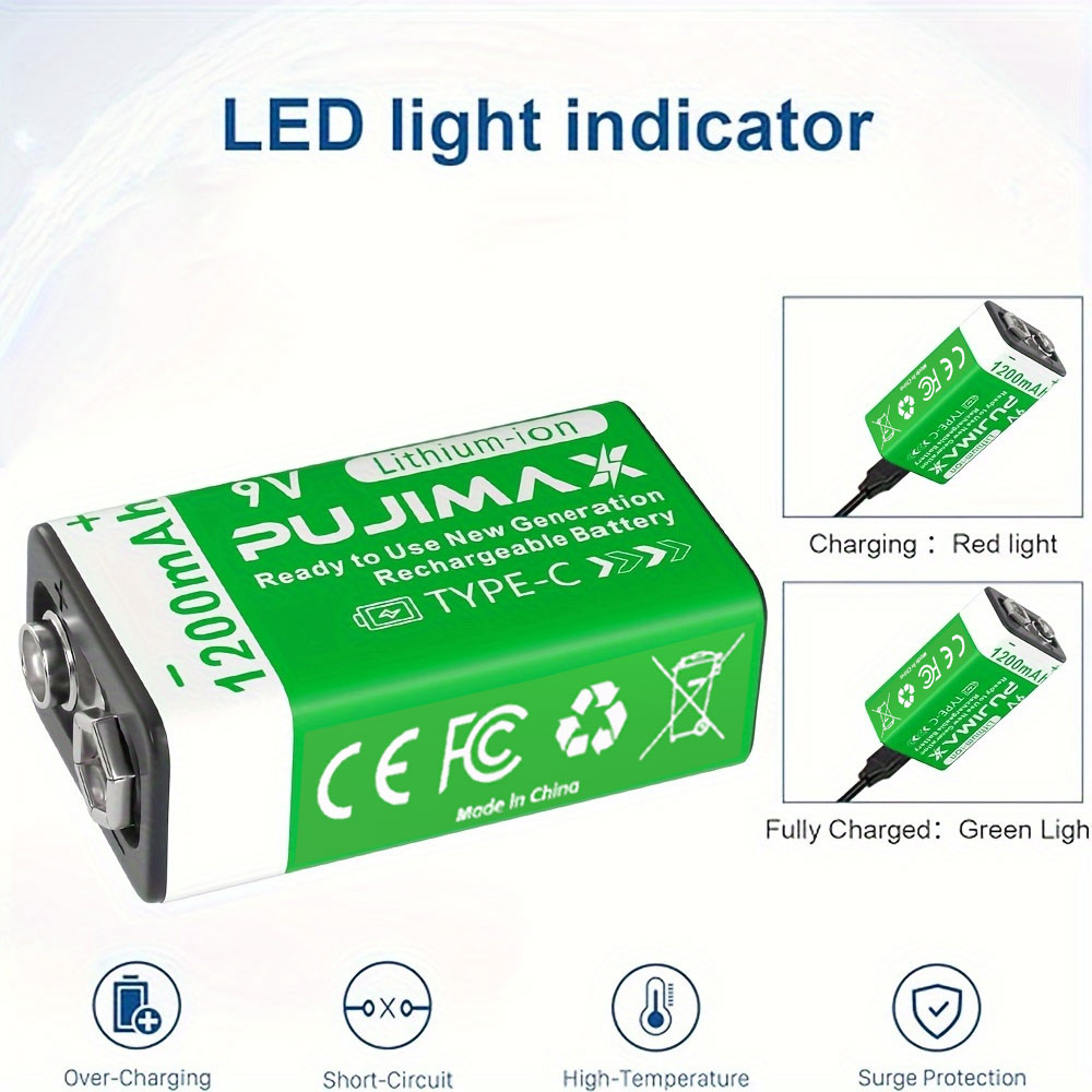 PUJIMAX แบตเตอรี่ลิเธียมแบบชาร - Co Detector Plug บทวิจารณ์และราคา