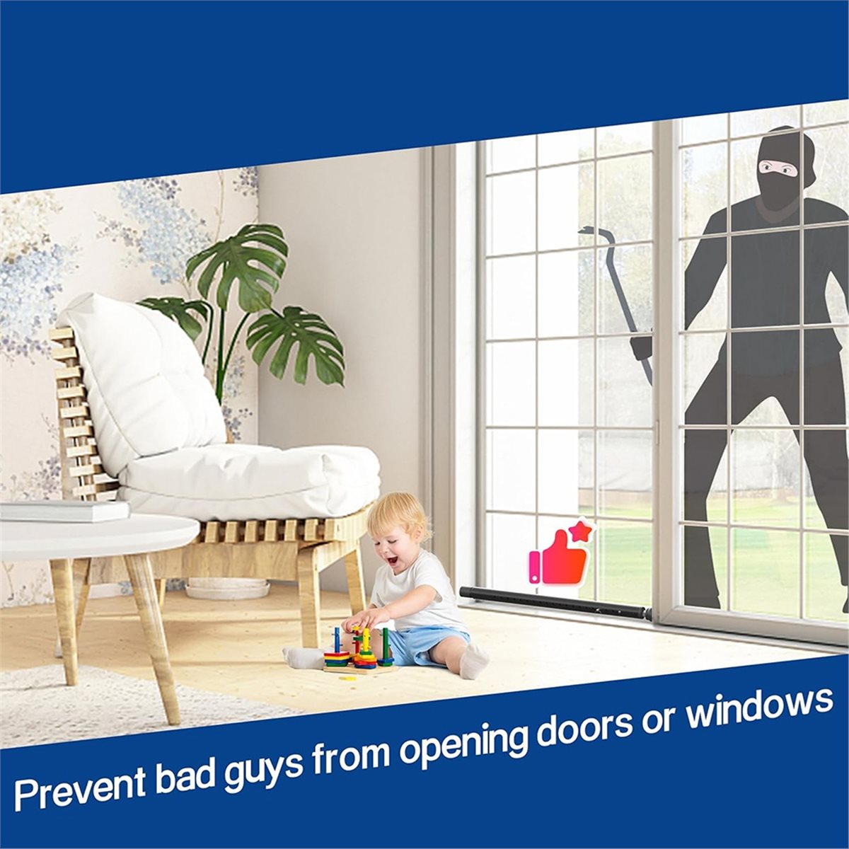 A20I บาร์รักษาความปลอดภัยประตู - Window Lock Bar บทวิจารณ์และราคา
