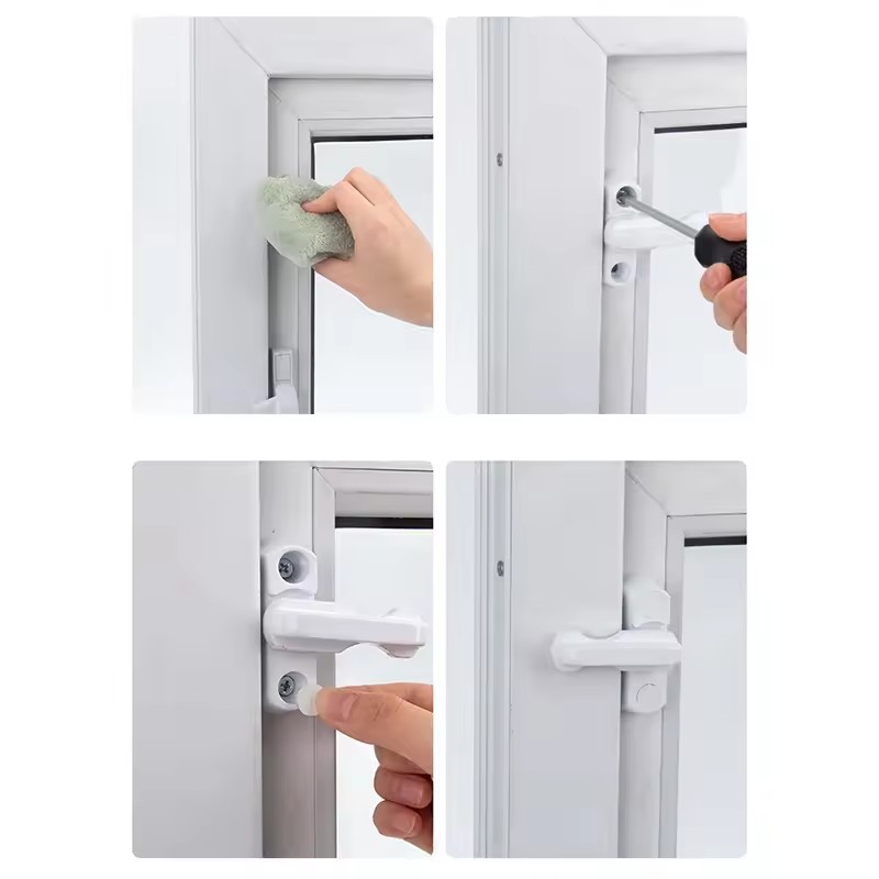 ชุดล็อคประตูหน้าต่างแบบใช้แทนก - Window Lock Bar บทวิจารณ์และราคา