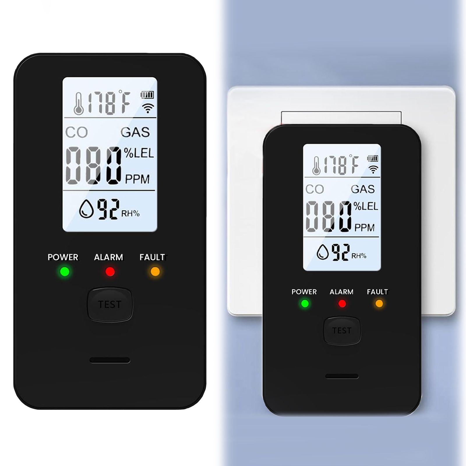 เครื่องตรวจจับก๊าซและคาร์บอนมอ - Co Detector Plug บทวิจารณ์และราคา