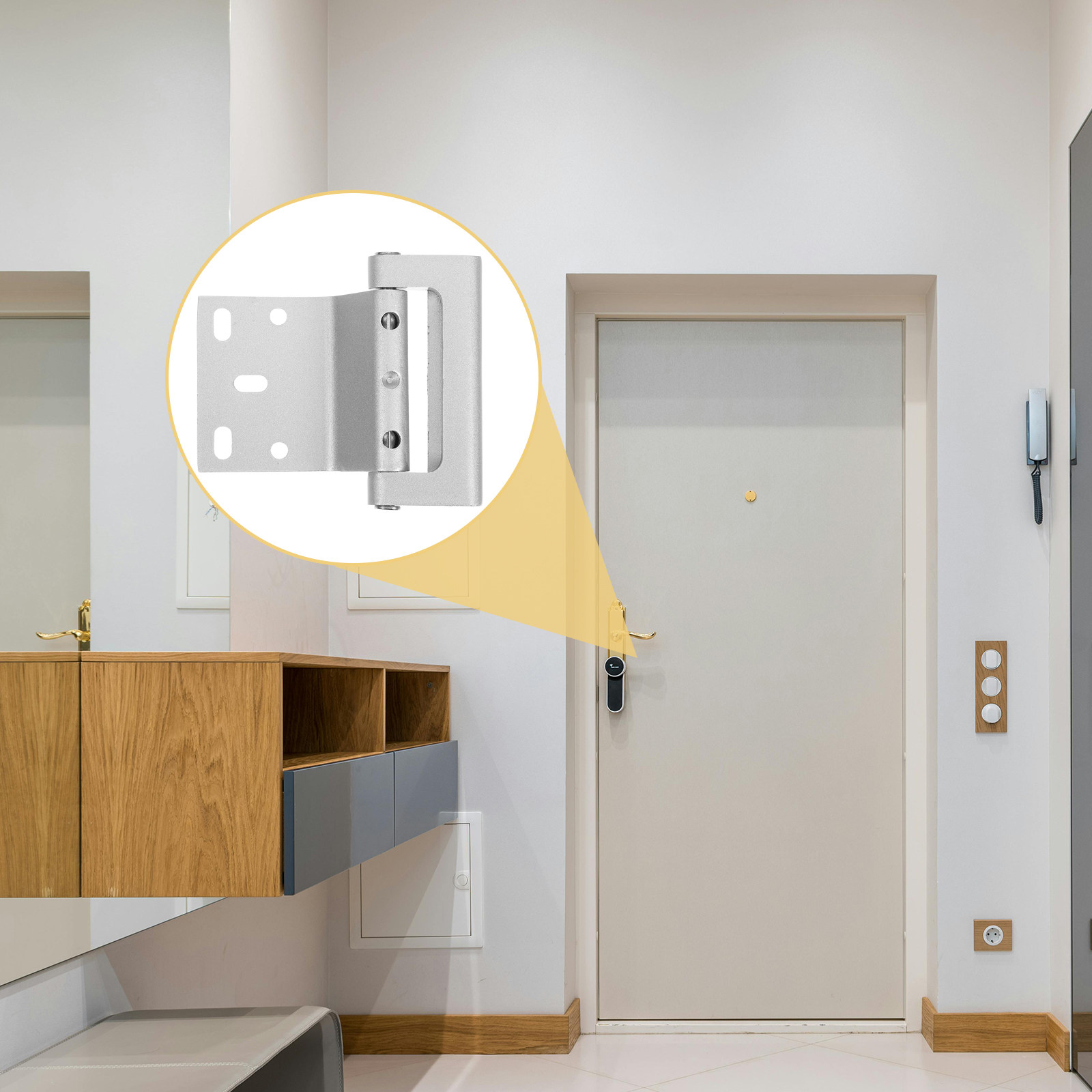 ล็อคประตูนิรภัยป้องกันเด็ก ล็อ - Security Chain Door บทวิจารณ์และราคา