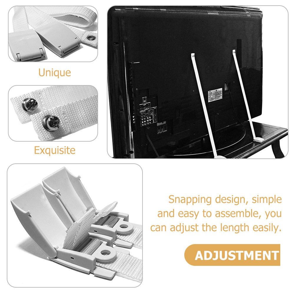 สายรัดกันล้มสำหรับทีวี 2 ชิ้น  - Earthquake Anchor Strap บทวิจารณ์และราคา